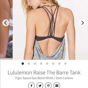 Lululemon Raise the Barre tank
